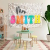 image:imageCustomize Classroom Tapestry Decor Custom Composition Notebook Welcome Teachers Name Classrooms Banner Custom Classroom Tapestries Welcome To My Class Wall Hanging Kindergarten Learning Design 1Design 10