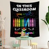 image:imageCustomize Classroom Tapestry Decor Custom Composition Notebook Welcome Teachers Name Classrooms Banner Custom Classroom Tapestries Welcome To My Class Wall Hanging Kindergarten Learning Design 1Design 6