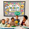 image:imageCustomize Classroom Tapestry Decor Custom Composition Notebook Welcome Teachers Name Classrooms Banner Custom Classroom Tapestries Welcome To My Class Wall Hanging Kindergarten Learning Design 1Design 9