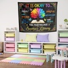 image:imageCustomize Classroom Tapestry Decor Custom Composition Notebook Welcome Teachers Name Classrooms Banner Custom Classroom Tapestries Welcome To My Class Wall Hanging Kindergarten Learning Design 115