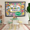 image:imageCustomize Classroom Tapestry Decor Custom Composition Notebook Welcome Teachers Name Classrooms Banner Custom Classroom Tapestries Welcome To My Class Wall Hanging Kindergarten Learning Design 1Design 9