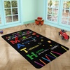 image:imageMathematics Education Rug  School Math Formulas Area Rugs for Playroom Classroom Educational Learning Rugs Carpet for Boys Girls Room Rugs Decor Math Teacher DecorMath D5