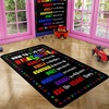 image:imageMathematics Education Rug  School Math Formulas Area Rugs for Playroom Classroom Educational Learning Rugs Carpet for Boys Girls Room Rugs Decor Math Teacher DecorMath Life