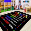 image:imageMathematics Education Rug  School Math Formulas Area Rugs for Playroom Classroom Educational Learning Rugs Carpet for Boys Girls Room Rugs Decor Math Teacher DecorMath Life