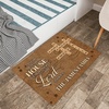 image:imagePersonalized Christian Welcome Mat As for me and My House We Will Serve The Lord Doormat Religious Prayers Thought Door Mat Outdoor Indoor Print with Family Name Entryway Decor The LordPuzzle
