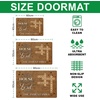 image:imagePersonalized Christian Welcome Mat As for me and My House We Will Serve The Lord Doormat Religious Prayers Thought Door Mat Outdoor Indoor Print with Family Name Entryway Decor The LordPuzzle