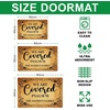 image:imagePersonalized Christian Welcome Mat As for me and My House We Will Serve The Lord Doormat Religious Prayers Thought Door Mat Outdoor Indoor Print with Family Name Entryway Decor The LordCovered