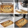 image:imagePersonalized Christian Welcome Mat As for me and My House We Will Serve The Lord Doormat Religious Prayers Thought Door Mat Outdoor Indoor Print with Family Name Entryway Decor The LordCovered