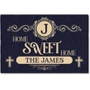 image:imagePersonalized Christian Welcome Mat As for me and My House We Will Serve The Lord Doormat Religious Prayers Thought Door Mat Outdoor Indoor Print with Family Name Entryway Decor The LordSweet Home