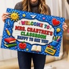 image:imagePersonalized Classroom Doormat 3D Effect Doormat for Classroom Decor Custom Notebook Floor Mat Back to School Door Mat for Preschool Elementary Teacher Gift9
