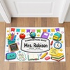 image:imagePersonalized Classroom Doormat 3D Effect Doormat for Classroom Decor Custom Notebook Floor Mat Back to School Door Mat for Preschool Elementary Teacher Gift4