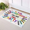 image:imagePersonalized Classroom Doormat 3D Effect Doormat for Classroom Decor Custom Notebook Floor Mat Back to School Door Mat for Preschool Elementary Teacher Gift6