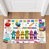 image:imagePersonalized Classroom Doormat 3D Effect Doormat for Classroom Decor Custom Notebook Floor Mat Back to School Door Mat for Preschool Elementary Teacher Gift2