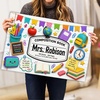 image:imagePersonalized Classroom Doormat 3D Effect Doormat for Classroom Decor Custom Notebook Floor Mat Back to School Door Mat for Preschool Elementary Teacher Gift4