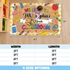 image:imagePersonalized Classroom Rug for Teachers Pink Checkered Gingham Classroom Carpet for Preschool Daycare Reading Corner  Custom Teacher Name Kindergarten Welcome Rug Back to School Decor 1 A4A5