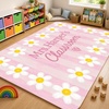 image:imagePersonalized Classroom Rug for Teachers Pink Checkered Gingham Classroom Carpet for Preschool Daycare Reading Corner  Custom Teacher Name Kindergarten Welcome Rug Back to School Decor 1 A4A2