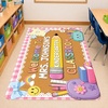 image:imagePersonalized Classroom Rug for Teachers Pink Checkered Gingham Classroom Carpet for Preschool Daycare Reading Corner  Custom Teacher Name Kindergarten Welcome Rug Back to School Decor 1 A4A3