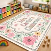 image:imagePersonalized Classroom Rug for Teachers Pink Checkered Gingham Classroom Carpet for Preschool Daycare Reading Corner  Custom Teacher Name Kindergarten Welcome Rug Back to School Decor 1 A4A4