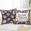 image:imagePersonalized Composition Notebook Pillow Cover 18x18 inch School Pillows Notebook Paper Pattern Throw Pillow Case with Name Pencil Pillows for Classroom Decor Back to School Gifts NOTEBOOKDS09Notebookds02