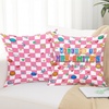 image:imagePersonalized Composition Notebook Pillow Cover 18x18 inch School Pillows Notebook Paper Pattern Throw Pillow Case with Name Pencil Pillows for Classroom Decor Back to School Gifts NOTEBOOKDS09Notebookds06