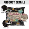 image:imagePersonalized Composition Notebook Pillow Cover 18x18 inch School Pillows Notebook Paper Pattern Throw Pillow Case with Name Pencil Pillows for Classroom Decor Back to School Gifts NOTEBOOKDS09Notebookds04