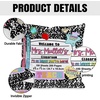 image:imagePersonalized Composition Notebook Pillow Cover 18x18 inch School Pillows Notebook Paper Pattern Throw Pillow Case with Name Pencil Pillows for Classroom Decor Back to School Gifts NOTEBOOKDS09Notebookds03