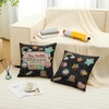 image:imagePersonalized Composition Notebook Pillow Cover 18x18 inch School Pillows Notebook Paper Pattern Throw Pillow Case with Name Pencil Pillows for Classroom Decor Back to School Gifts NOTEBOOKDS09Notebookds04