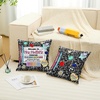 image:imagePersonalized Composition Notebook Pillow Cover 18x18 inch School Pillows Notebook Paper Pattern Throw Pillow Case with Name Pencil Pillows for Classroom Decor Back to School Gifts NOTEBOOKDS09Notebookds03