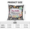 image:imagePersonalized Composition Notebook Pillow Cover 18x18 inch School Pillows Notebook Paper Pattern Throw Pillow Case with Name Pencil Pillows for Classroom Decor Back to School Gifts NOTEBOOKDS09Notebookds02