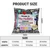 image:imagePersonalized Composition Notebook Pillow Cover 18x18 inch School Pillows Notebook Paper Pattern Throw Pillow Case with Name Pencil Pillows for Classroom Decor Back to School Gifts NOTEBOOKDS09Notebookds03