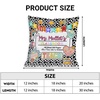 image:imagePersonalized Composition Notebook Pillow Cover 18x18 inch School Pillows Notebook Paper Pattern Throw Pillow Case with Name Pencil Pillows for Classroom Decor Back to School Gifts NOTEBOOKDS09Notebookds09