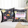 image:imagePersonalized Composition Notebook Pillow Cover 18x18 inch School Pillows Notebook Paper Pattern Throw Pillow Case with Name Pencil Pillows for Classroom Decor Back to School Gifts NOTEBOOKDS09Notebookds08