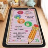 image:imagePersonalized Teacher Classroom Rug  Back to School Welcome Mat with A Plus Style  Custom Teacher Gift for Classroom Decor Composition Notebook Rugs Gift Crayon BoxClipboard Style