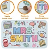 image:imagePersonalized Teacher Classroom Rug  Back to School Welcome Mat with A Plus Style  Custom Teacher Gift for Classroom Decor Composition Notebook Rugs Gift Crayon BoxSpeech Therapist Style