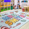 image:imagePersonalized Teacher Classroom Rug  Back to School Welcome Mat with A Plus Style  Custom Teacher Gift for Classroom Decor Composition Notebook Rugs Gift Crayon BoxSpeech Therapist Style