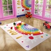 image:imagePersonalized Teacher Classroom Rug  Back to School Welcome Mat with A Plus Style  Custom Teacher Gift for Classroom Decor Composition Notebook Rugs Gift Crayon BoxRainbow