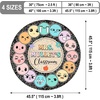 image:imagePersonalized Teacher Round Rug with Name  Custom Composition Notebook Carpet for Reading Corner Classroom  Soft Area Mat with Crayon Gift for Teachers Kids Floor Mat Music NoteFeelings