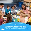 image:imagePersonalized Teacher Round Rug with Name  Custom Composition Notebook Carpet for Reading Corner Classroom  Soft Area Mat with Crayon Gift for Teachers Kids Floor Mat Music NotePolka Dot Style