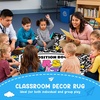 image:imagePersonalized Teacher Round Rug with Name  Custom Composition Notebook Carpet for Reading Corner Classroom  Soft Area Mat with Crayon Gift for Teachers Kids Floor Mat Music NoteComposition Notebook 01