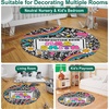 image:imagePersonalized Teacher Round Rug with Name  Custom Composition Notebook Carpet for Reading Corner Classroom  Soft Area Mat with Crayon Gift for Teachers Kids Floor Mat Music NoteComposition Notebook 01