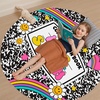 image:imagePersonalized Teacher Round Rug with Name  Custom Composition Notebook Carpet for Reading Corner Classroom  Soft Area Mat with Crayon Gift for Teachers Kids Floor Mat Music NoteComposition Notebook 01