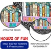 image:imagePersonalized Teacher Round Rug with Name  Custom Composition Notebook Carpet for Reading Corner Classroom  Soft Area Mat with Crayon Gift for Teachers Kids Floor Mat Music NoteNotebook Floral
