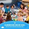image:imagePersonalized Teacher Round Rug with Name  Custom Composition Notebook Carpet for Reading Corner Classroom  Soft Area Mat with Crayon Gift for Teachers Kids Floor Mat Music NoteMusic Note