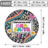 image:imagePersonalized Teacher Round Rug with Name  Custom Composition Notebook Carpet for Reading Corner Classroom  Soft Area Mat with Crayon Gift for Teachers Kids Floor Mat Music NoteComposition Notebook 01