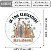 image:imagePersonalized Teacher Round Rug with Name  Custom Composition Notebook Carpet for Reading Corner Classroom  Soft Area Mat with Crayon Gift for Teachers Kids Floor Mat Music NoteBook Corner