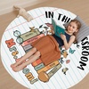 image:imagePersonalized Teacher Round Rug with Name  Custom Composition Notebook Carpet for Reading Corner Classroom  Soft Area Mat with Crayon Gift for Teachers Kids Floor Mat Music NoteBook Corner