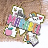 image:imagePersonalized Welcome Door Sign for Classroom  Custom Teacher Name Sign Classroom Door Sign Back To School Decoration Teacher Signs for Classroom Custom Name TeacherAlphabet