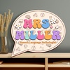 image:imagePersonalized Welcome Door Sign for Classroom  Custom Teacher Name Sign Classroom Door Sign Back To School Decoration Teacher Signs for Classroom Custom Name TeacherSpeech Language Pathologist