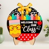image:imagePersonalized Welcome Door Sign for Classroom  Custom Teacher Name Sign Classroom Door Sign Back To School Decoration Teacher Signs for Classroom Custom Name TeacherWelcome to