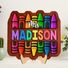 image:imagePersonalized Welcome Door Sign for Classroom  Custom Teacher Name Sign Classroom Door Sign Back To School Decoration Teacher Signs for Classroom Custom Name TeacherPencils